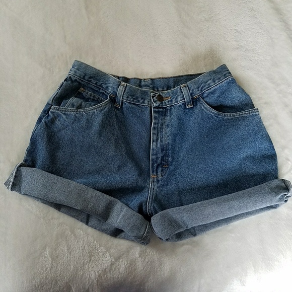 Vintage Pants - VINTAGE HIGH WAISTED MOM SHORTS 28